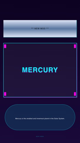 Flip Phone · Cyberpunk answer quiz video template preview