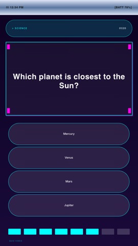 Flip Phone · Cyberpunk quiz video template preview