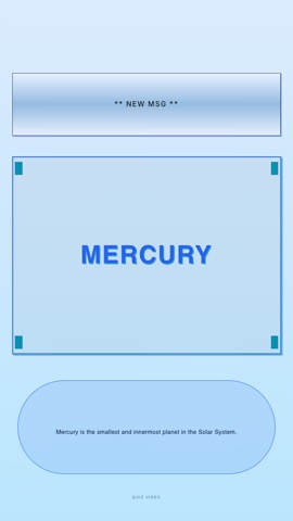 Flip Phone · Glacier answer quiz video template preview